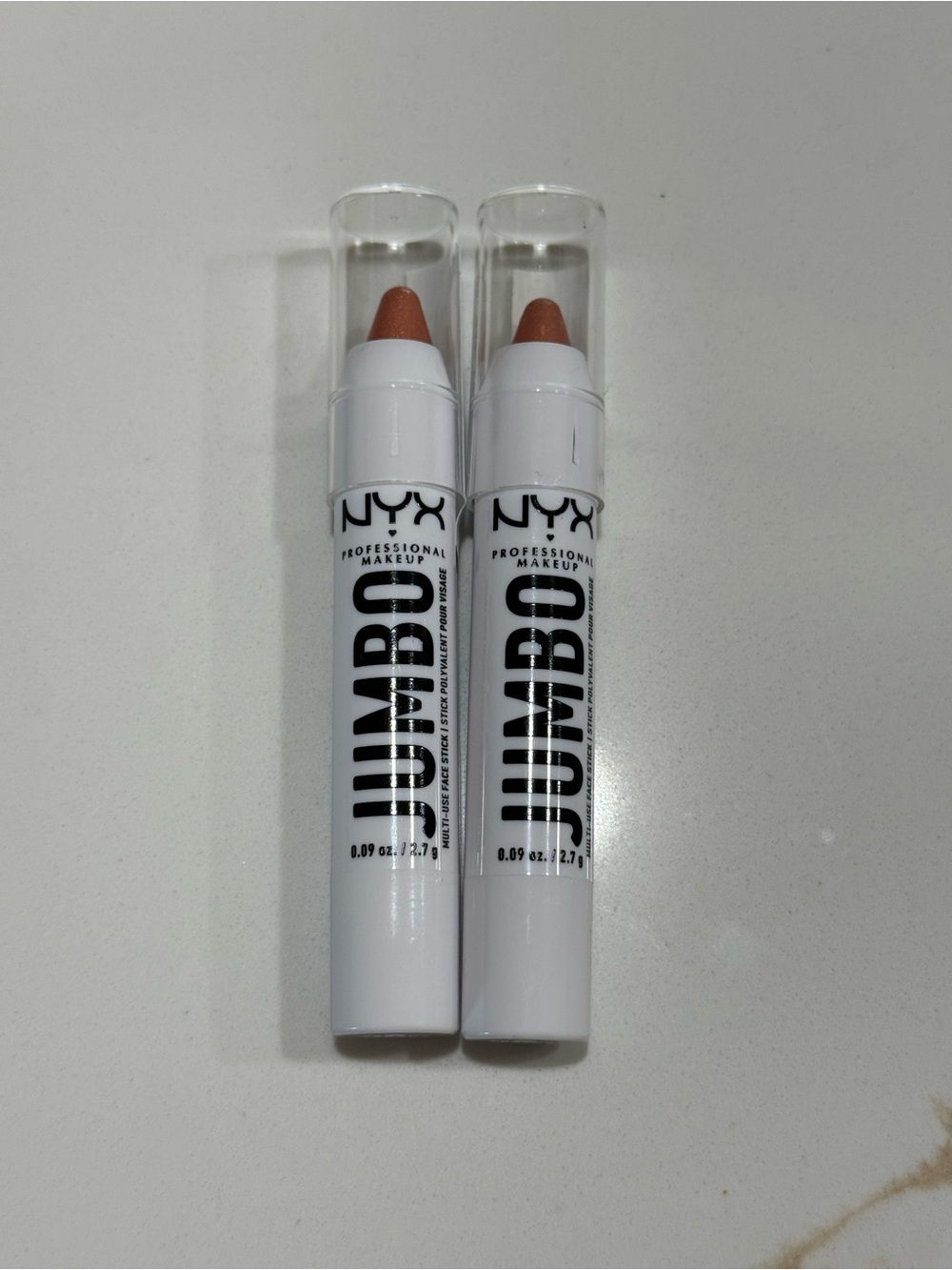 NYX Jumbo Highlighter Duo - Soft Peachy Nude